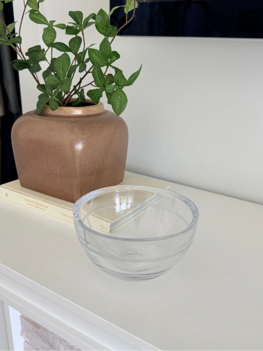 Kate Soade Clear Glass Bowl - Transparent